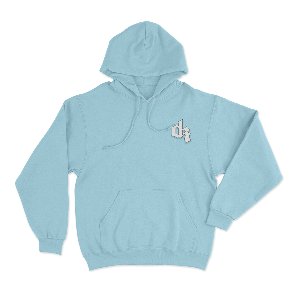 DK Logo Unisex Hoodie Sky Blue DK Logo Unisex Hoodie Sky Blue