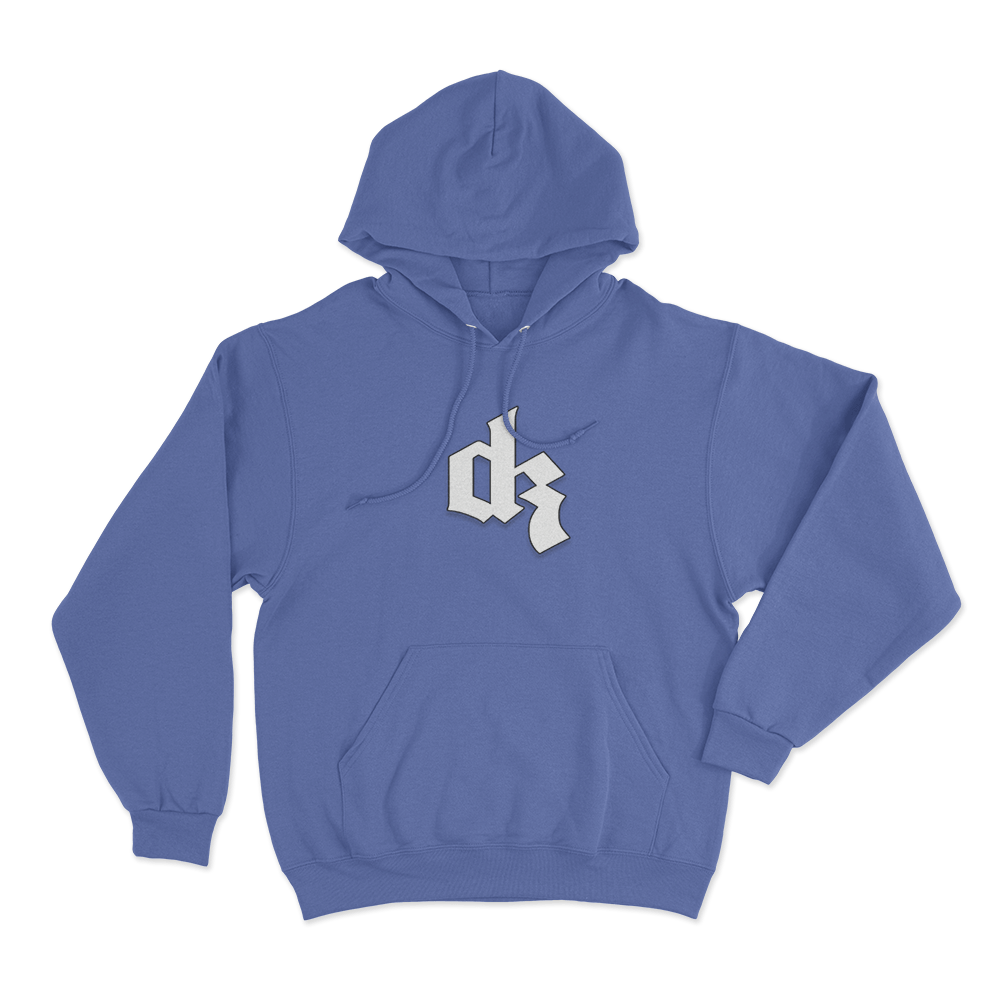 Dermot Kennedy DK Logo Unisex Hoodie Blue Dermot Kennedy DK Logo Unisex Hoodie Blue