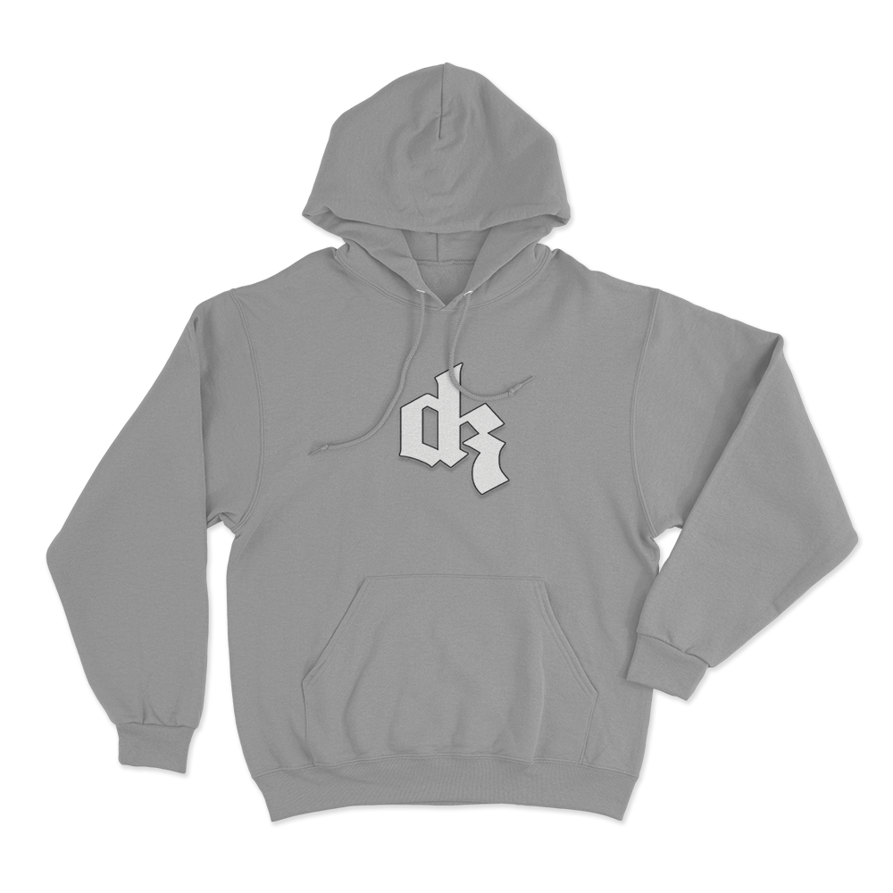 Dermot Kennedy DK Logo Unisex Hoodie Grey Dermot Kennedy DK Logo Unisex Hoodie Grey