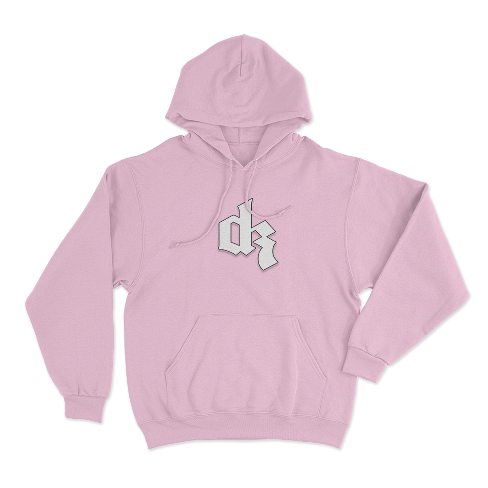 Dermot Kennedy DK Logo Unisex Hoodie Pink Dermot Kennedy DK Logo Unisex Hoodie Pink