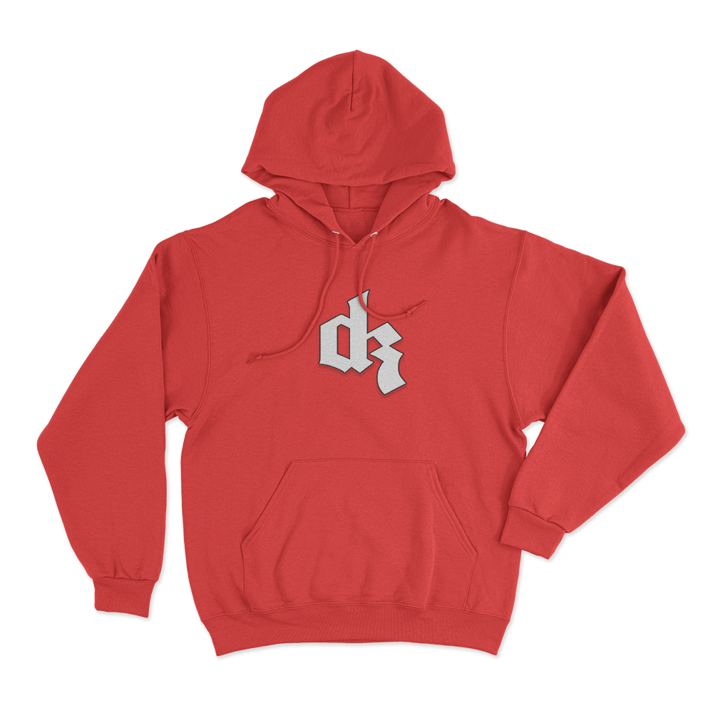 Dermot Kennedy DK Logo Unisex Hoodie Red Dermot Kennedy DK Logo Unisex Hoodie Red