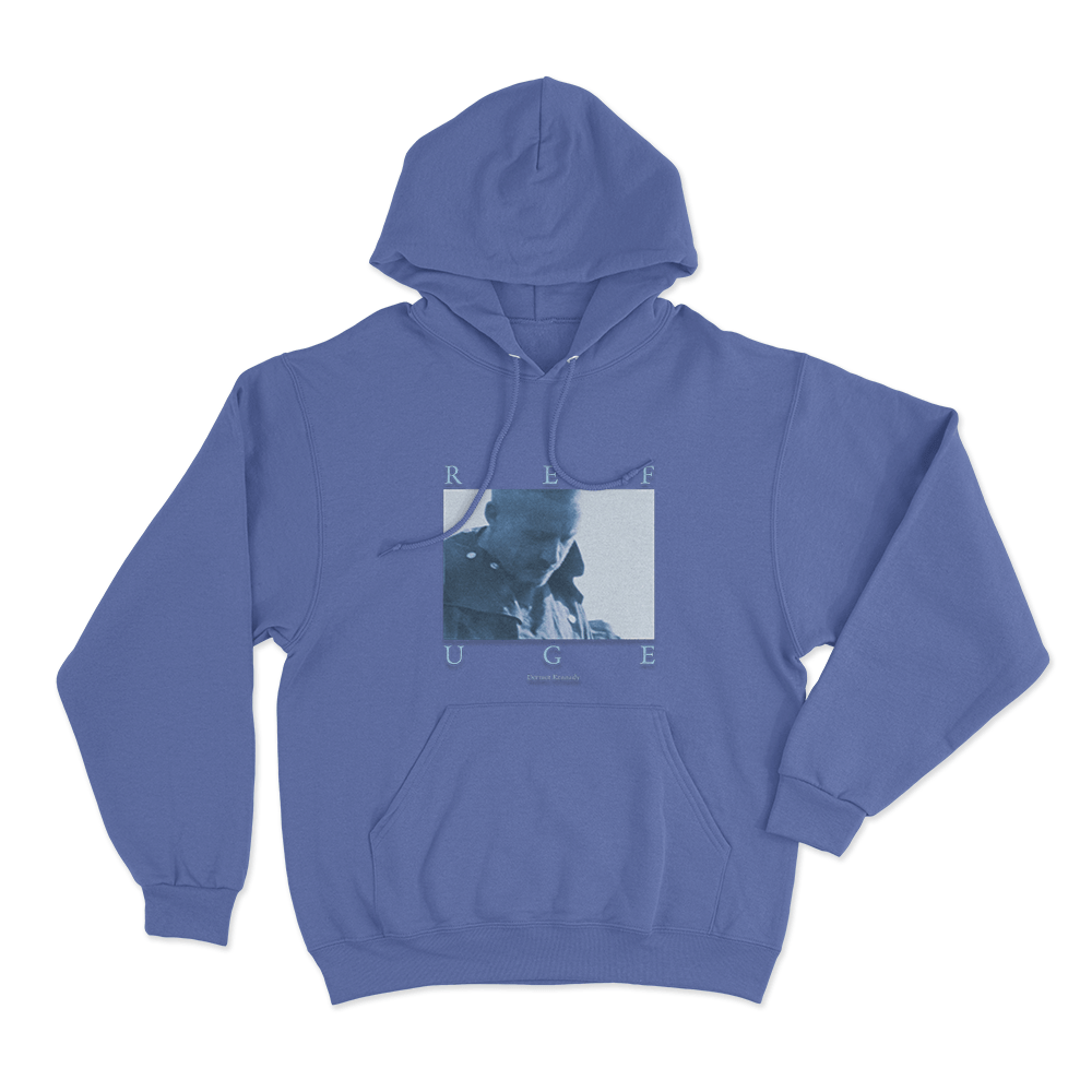 Refuge Unisex Hoodie Blue Refuge Unisex Hoodie Blue