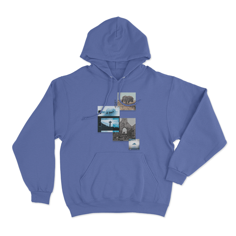 The Weight Of The Woods Collage Unisex Hoodie Blue The Weight Of The Woods Collage Unisex Hoodie Blue