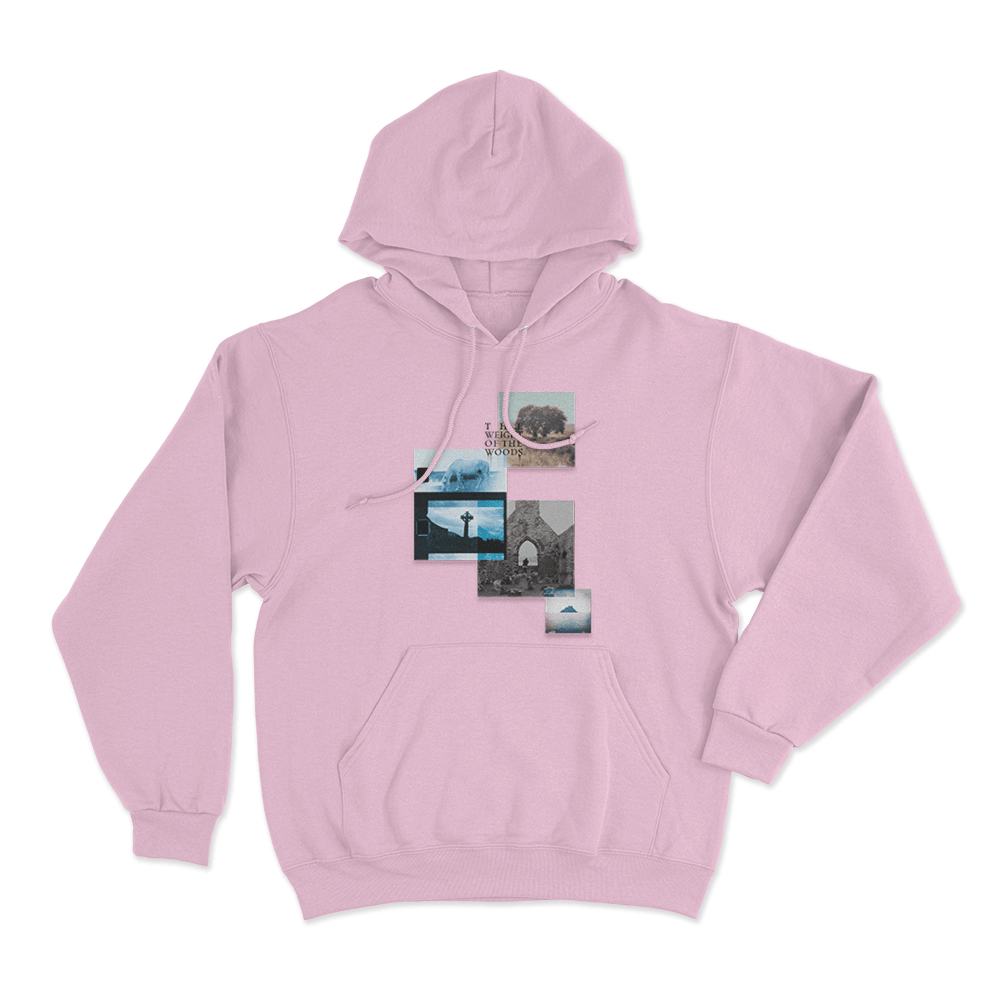 The Weight Of The Woods Collage Unisex Hoodie Pink The Weight Of The Woods Collage Unisex Hoodie Pink
