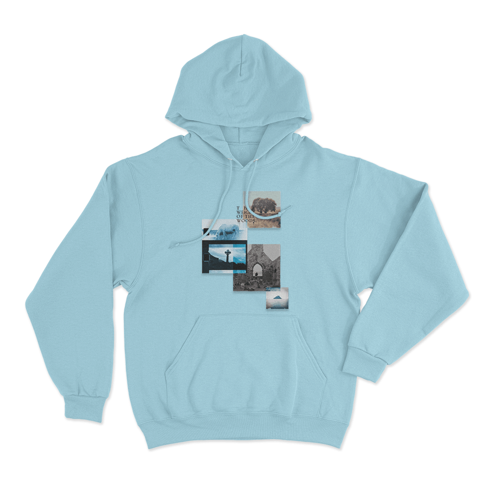 The Weight Of The Woods Collage Unisex Hoodie Sky Blue The Weight Of The Woods Collage Unisex Hoodie Sky Blue