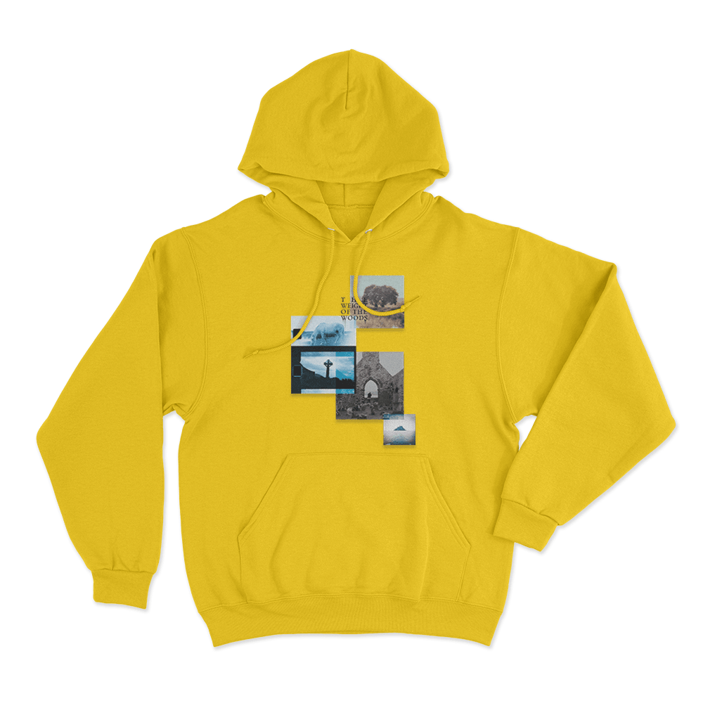 The Weight Of The Woods Collage Unisex Hoodie Yellow The Weight Of The Woods Collage Unisex Hoodie Yellow