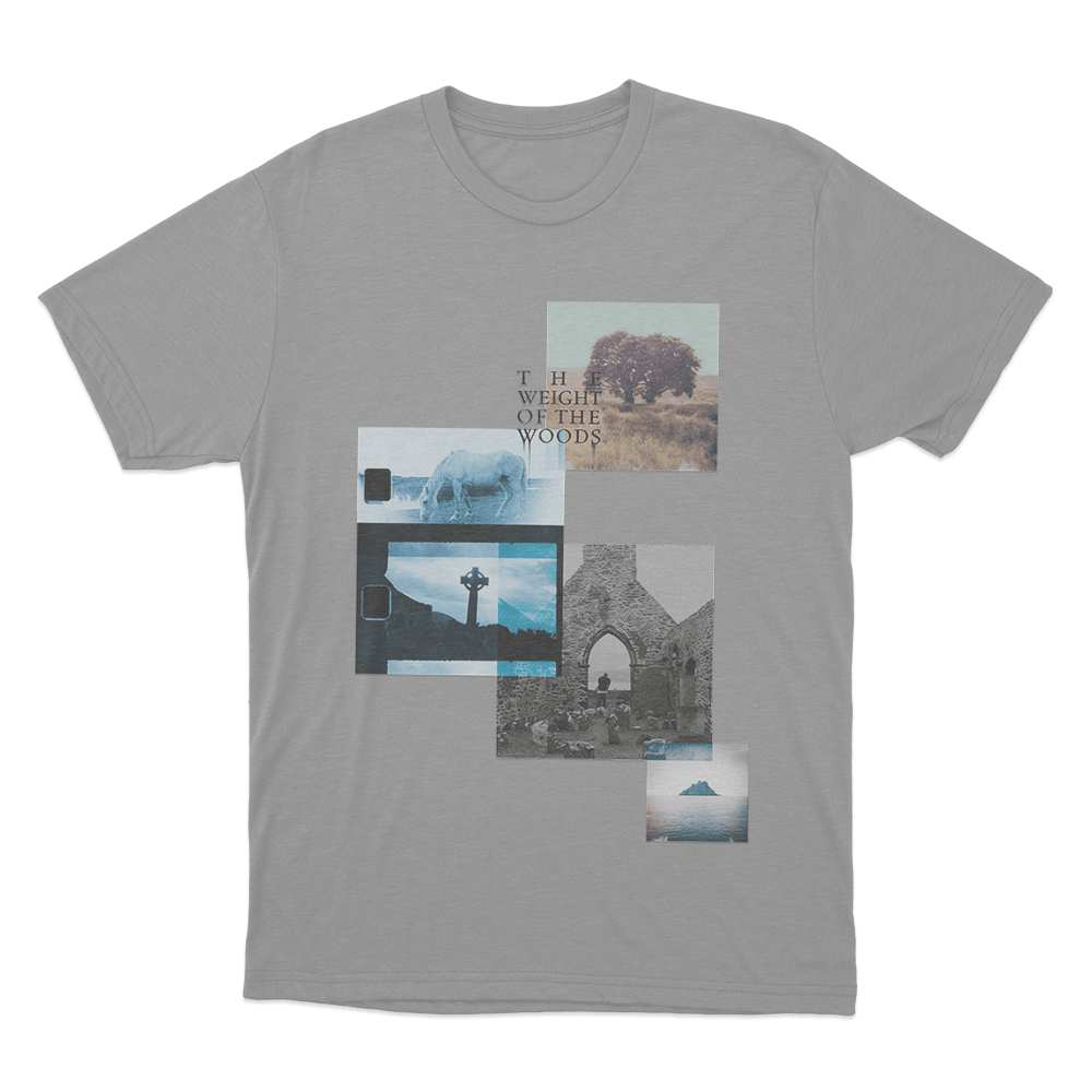 The Weight Of The Woods Collage Unisex T Shirt Grey The Weight Of The Woods Collage Unisex T Shirt Grey