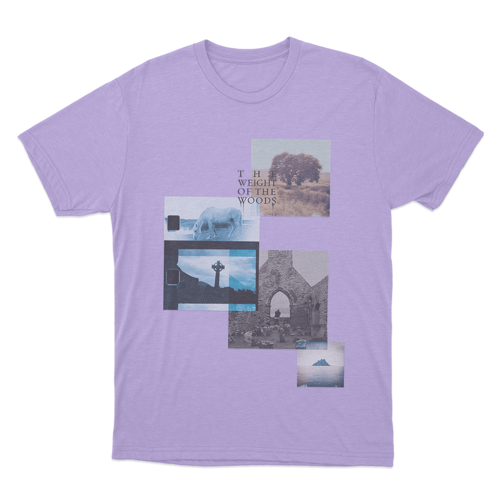 The Weight Of The Woods Collage Unisex T Shirt Purple The Weight Of The Woods Collage Unisex T Shirt Purple