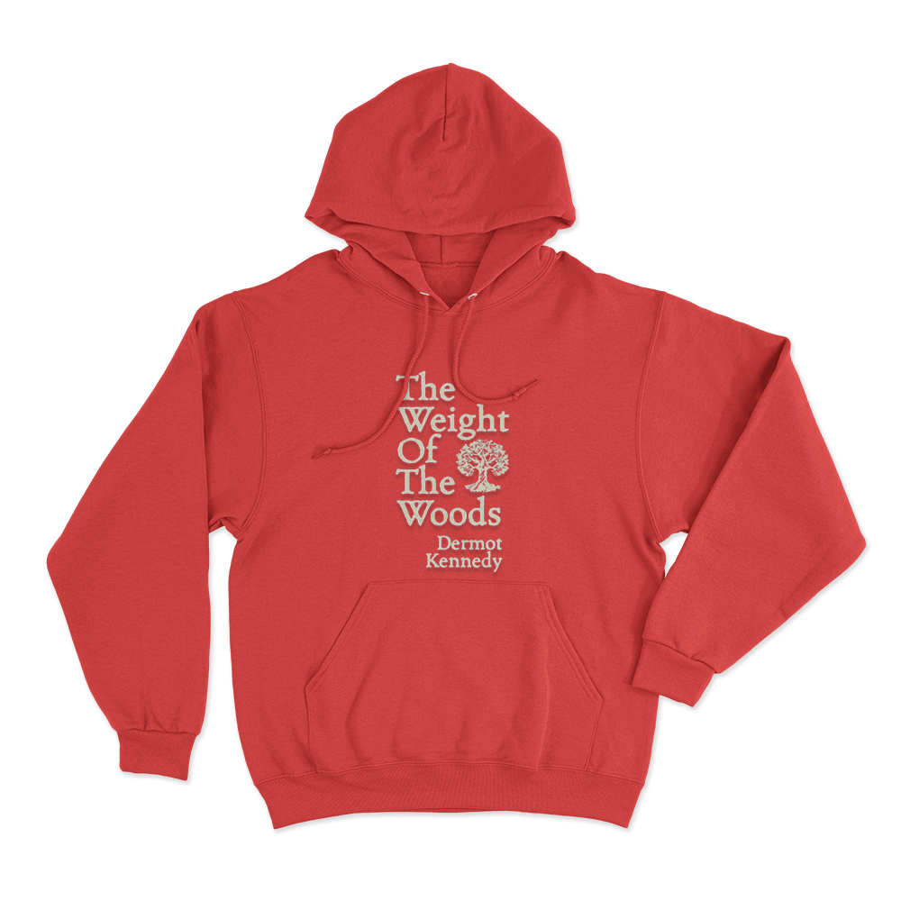 The Weight Of The Woods Unisex Hoodie Red The Weight Of The Woods Unisex Hoodie Red